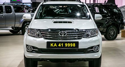 Toyota Furtuner Self Drive Car Hire in Bangalore